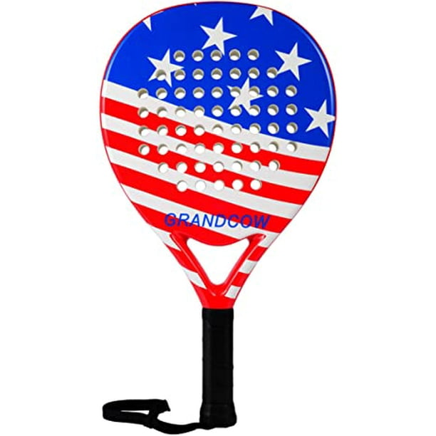GRANDCOW Paddle Tennis Racket Carbon Fiber Power Lite Pop Tennis Paddle Paddleball Racquets